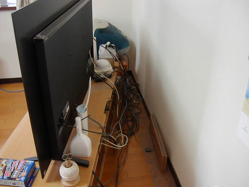 DVDレコーダーが故障　テレビの配線のやりなおし