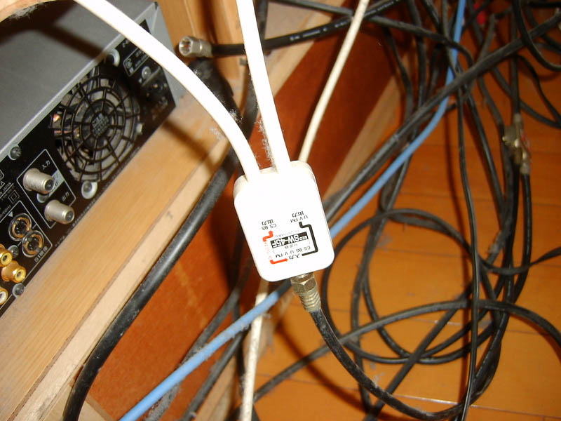 DVDレコーダーが故障　テレビの配線のやりなおし