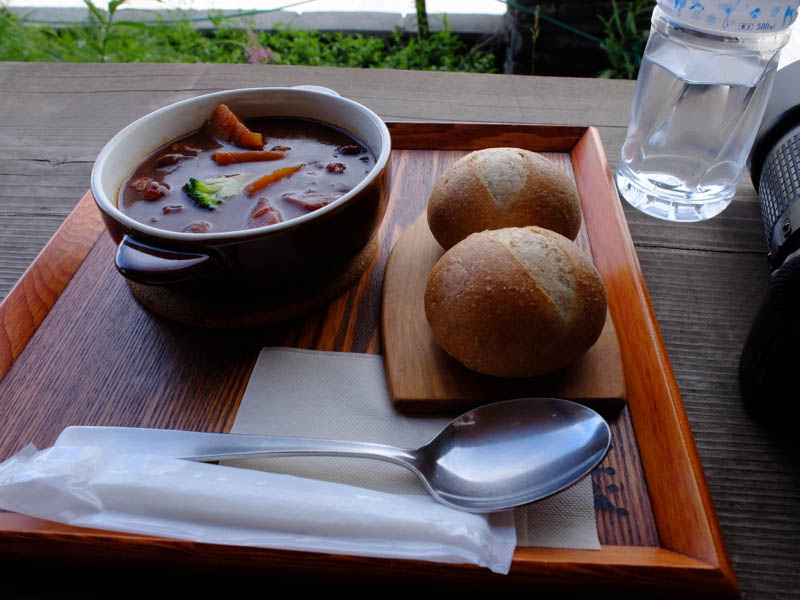 王ヶ頭ホテルでビーフシチューの昼食