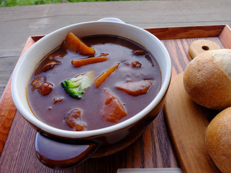 王ヶ頭ホテルでビーフシチューの昼食