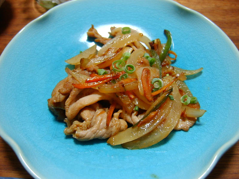 豚肉と玉ねぎのあま旨炒め
