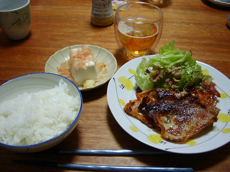 豚肉の生姜焼き