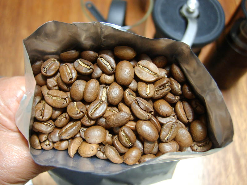 森のコーヒーを開封