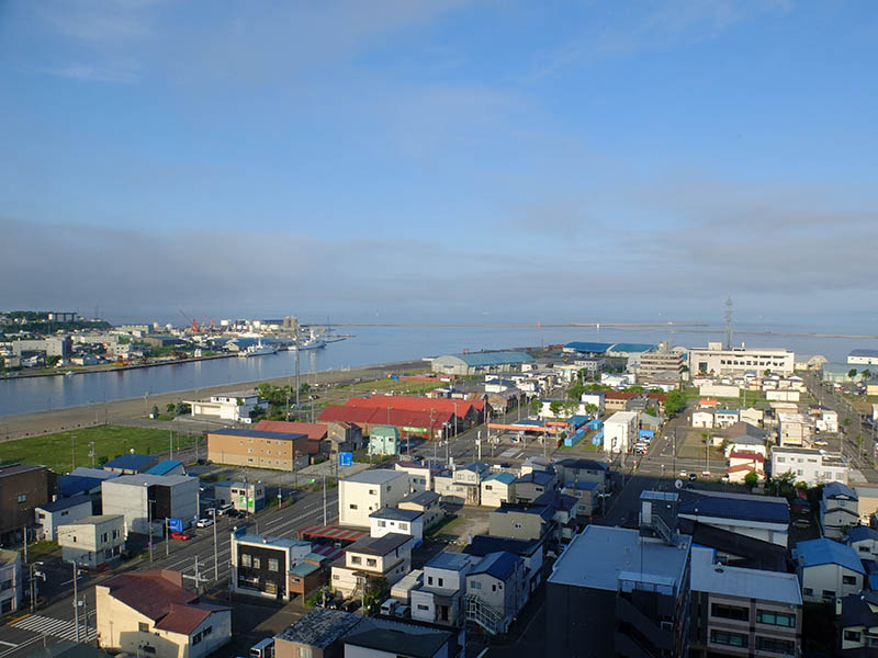 旅行最終日ホテルの窓から