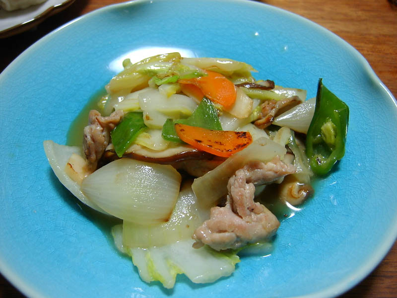 豚肉とうずら入り八宝菜