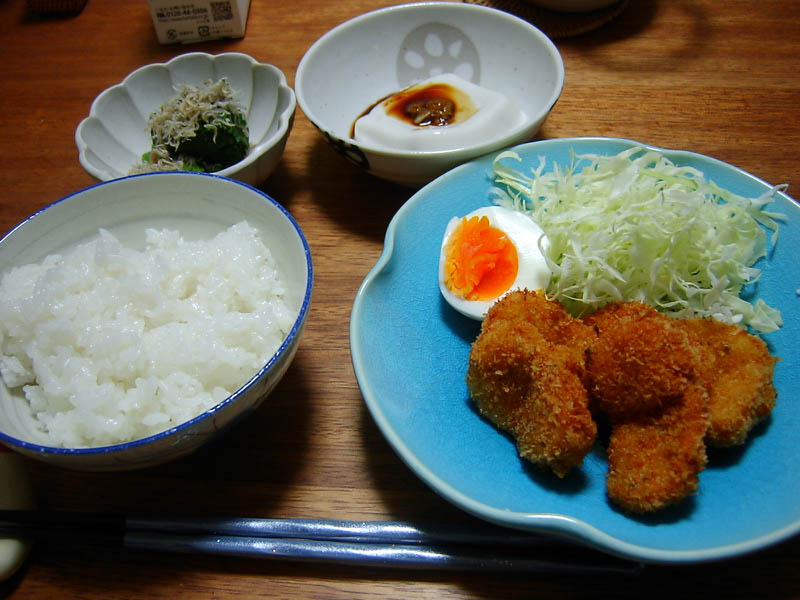 帆立貝柱のフライ