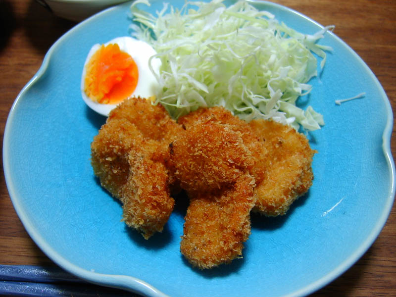 帆立貝柱のフライ