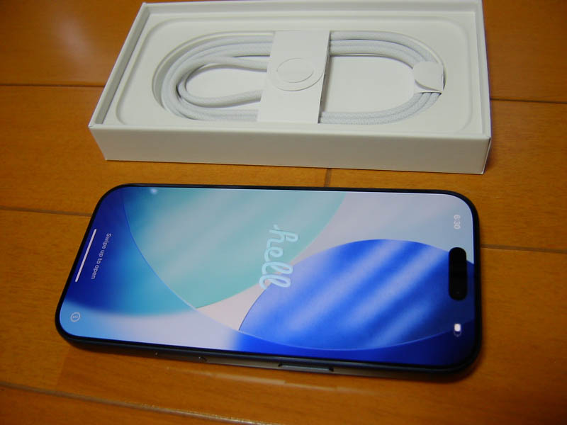 iPhone 17 Proを初起動