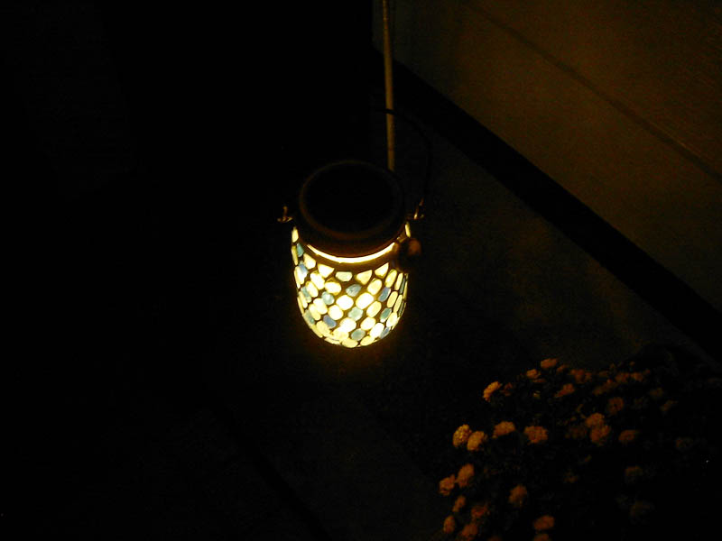 LEDライトが朝まで点灯