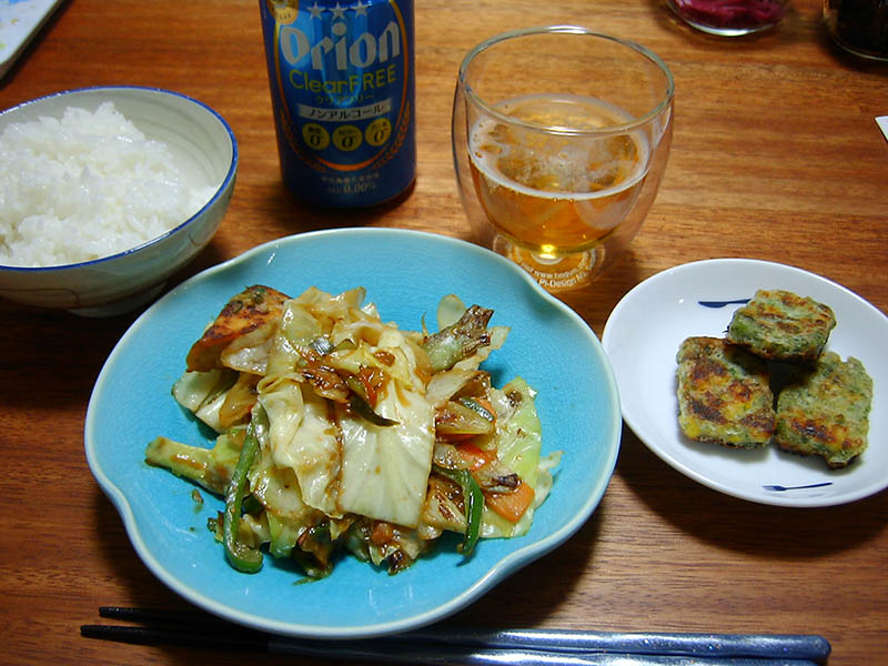 キャベツたっぷり肉みそ炒め