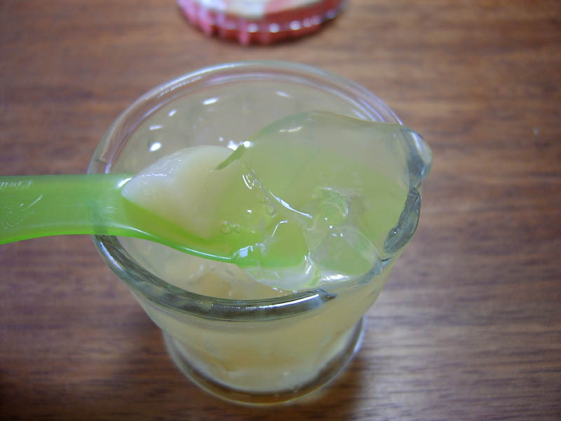 白桃ゼリー