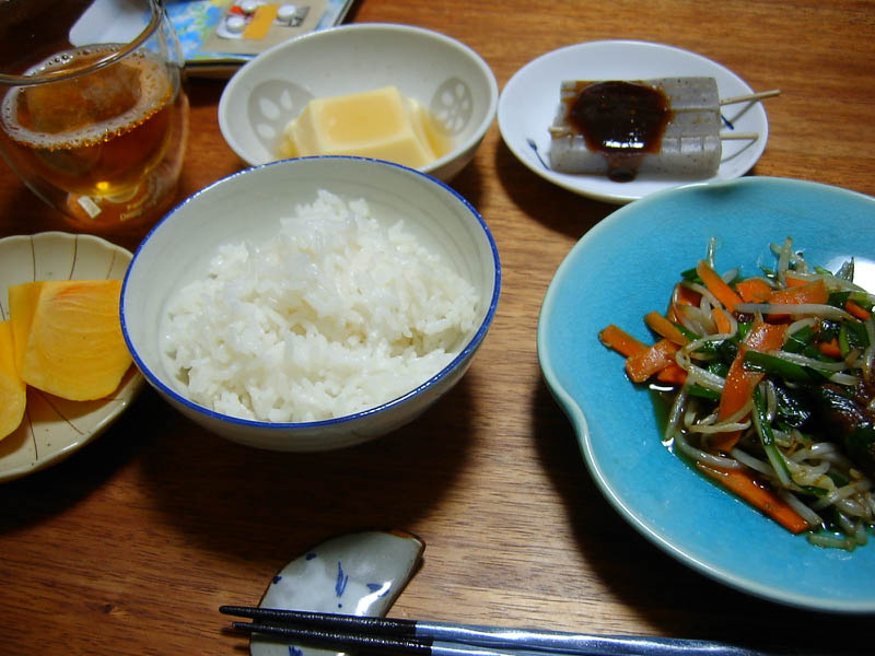 ニラレバ炒め