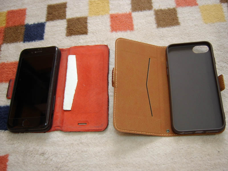 iPhone7を新しいケースに入れ替えた