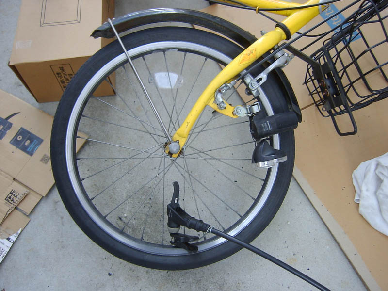 自転車のパンク修理