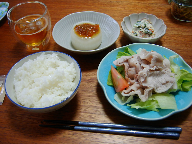 豚肉の冷しゃぶ