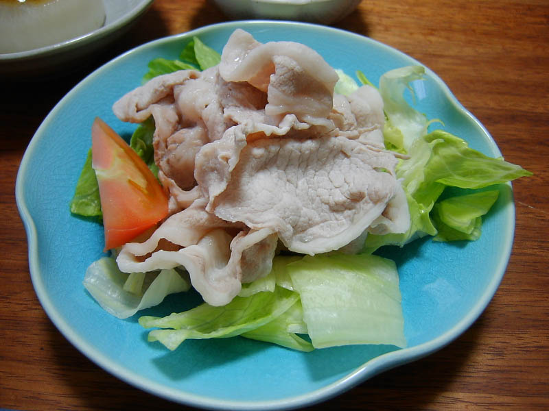 豚肉の冷しゃぶ