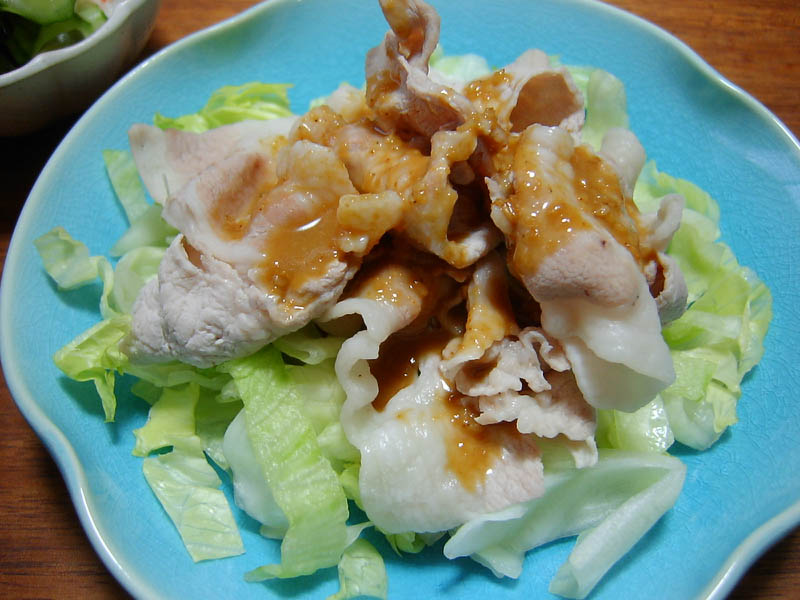 豚肉の冷しゃぶ