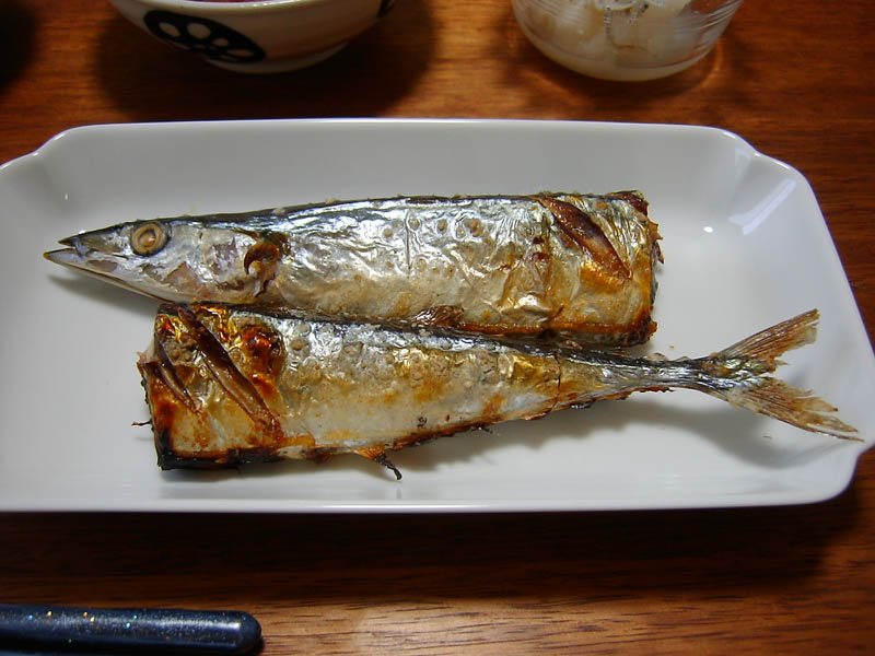 サンマの塩焼き
