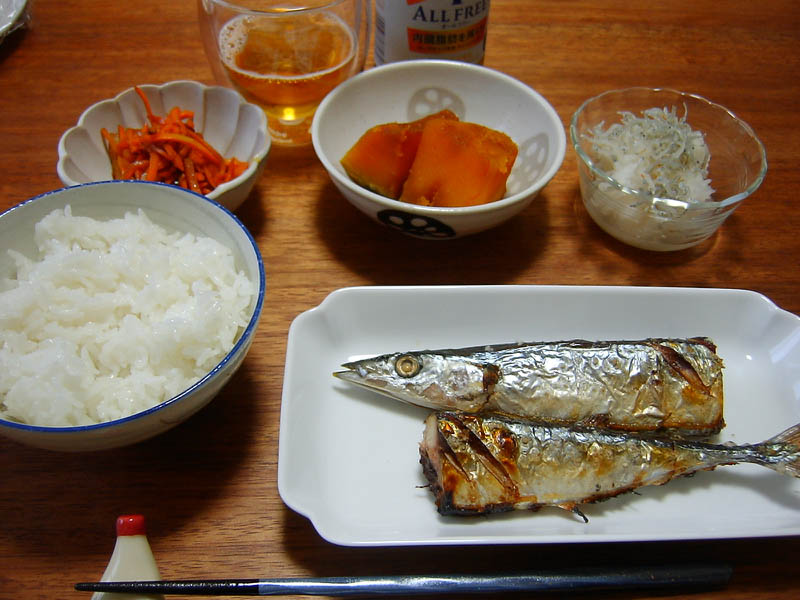 サンマの塩焼き