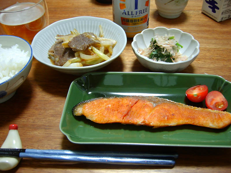 鮭のムニエル