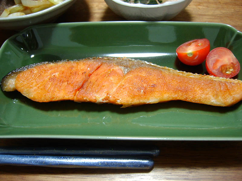 鮭のムニエル