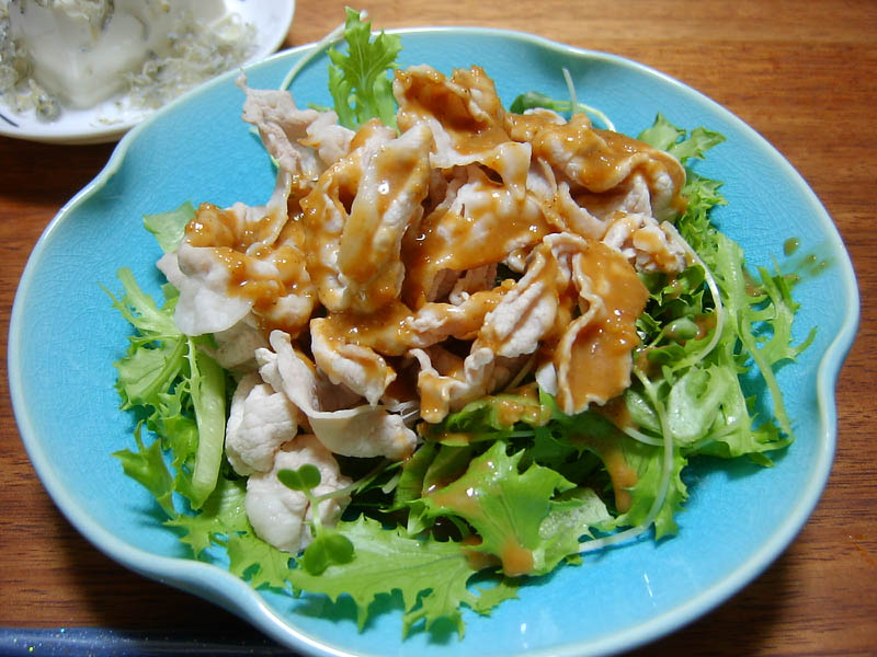 豚肉の冷しゃぶ