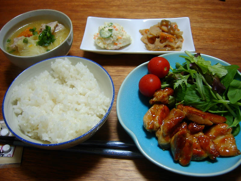 チキンの照り焼き