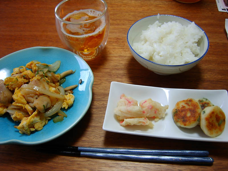 鶏肉とふんわり卵の甘辛炒め