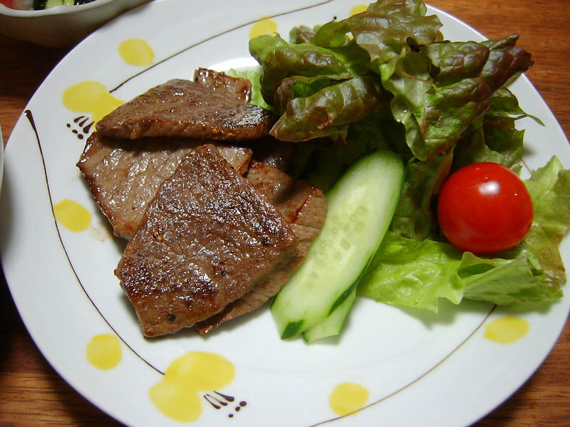 黒毛和牛のステーキ