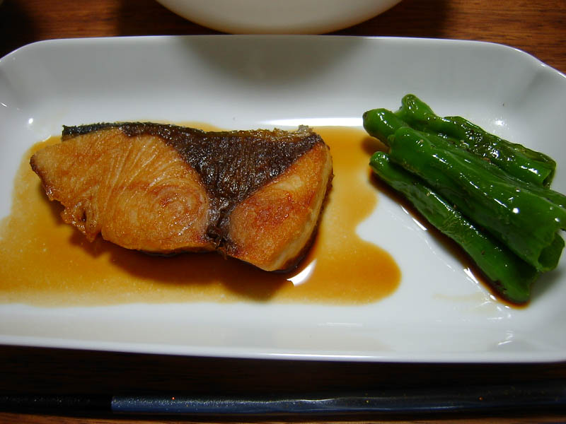 ブリの照り焼きとポトフ
