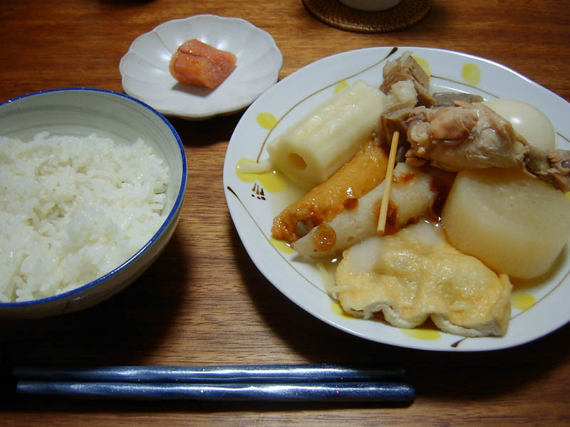 おでんと博多明太子