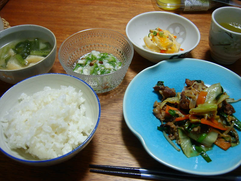 牛肉のプルコギ