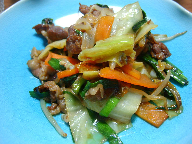 牛肉のプルコギ