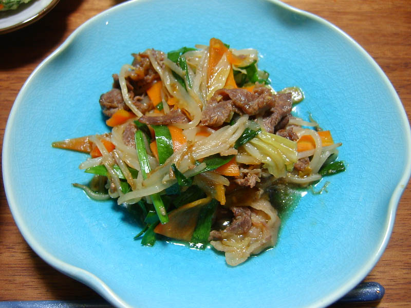 牛肉のプルコギ