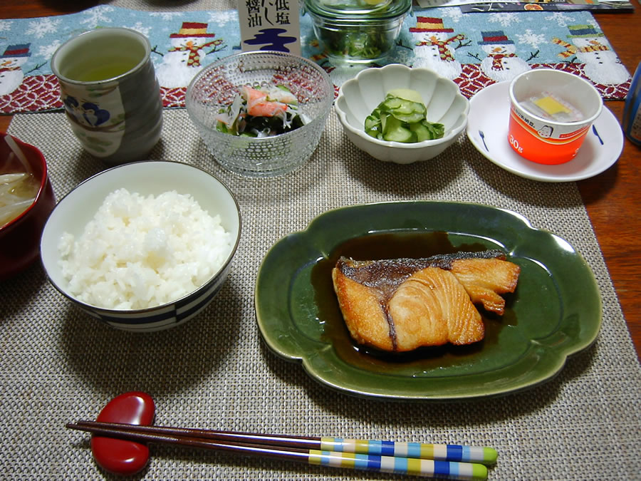 ブリの照り焼き