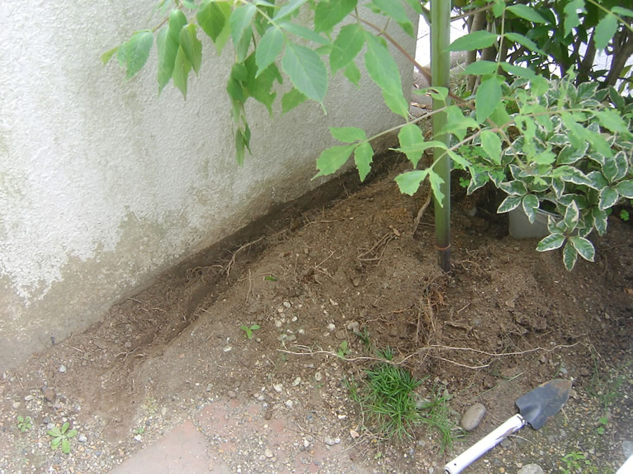 雨水の排水路