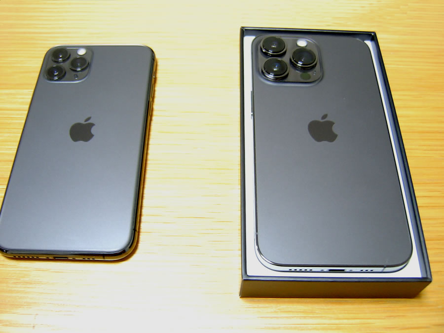 iPhone11ProからiPhone13Proへ