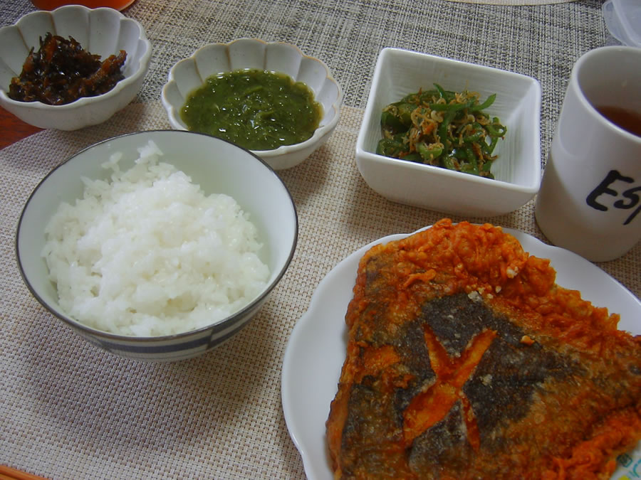 カレイの唐揚げ