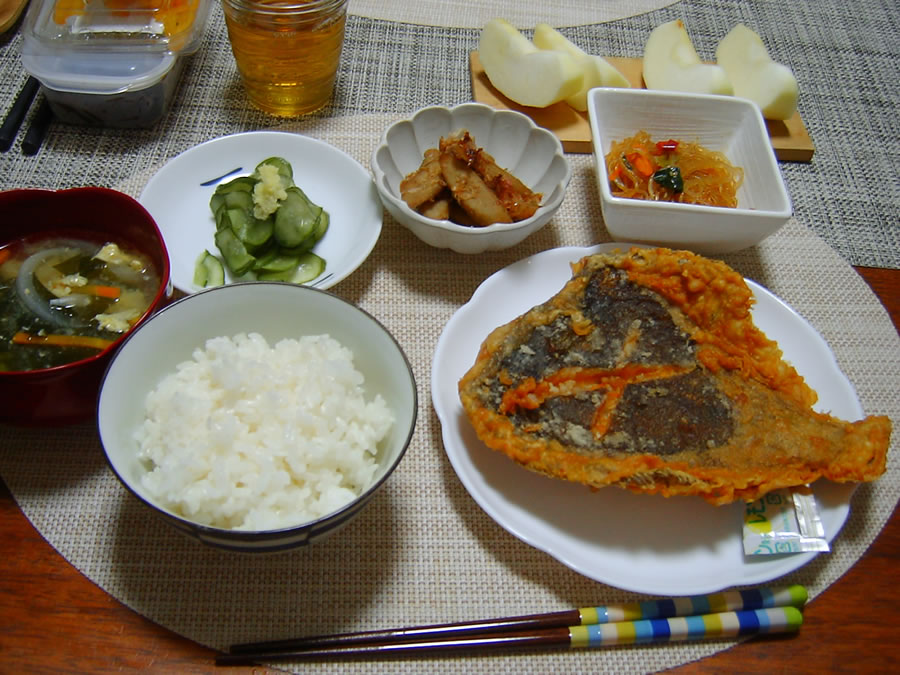 カレイの唐揚げ