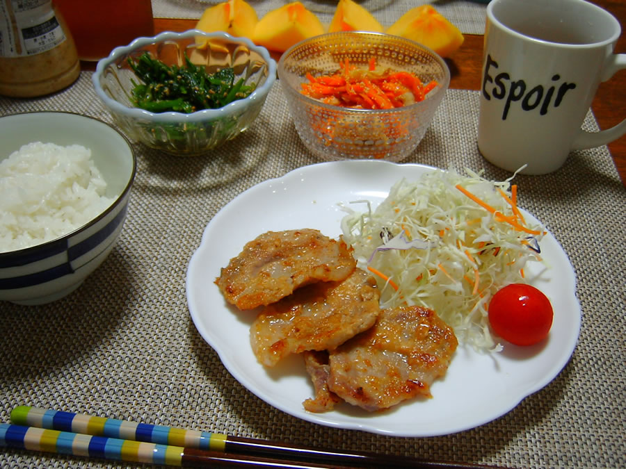 豚肉の味噌ステーキ