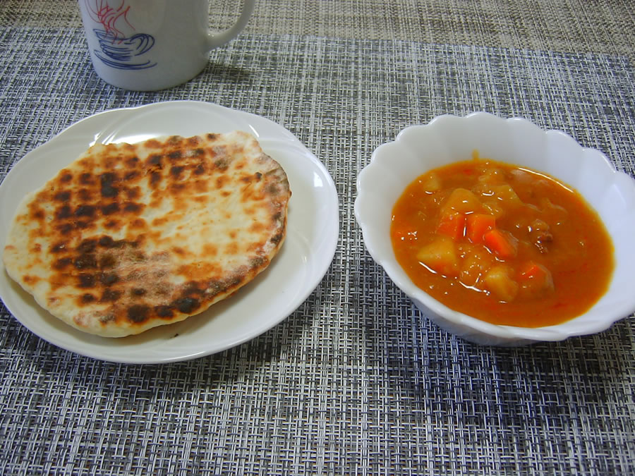 ナンとカレー