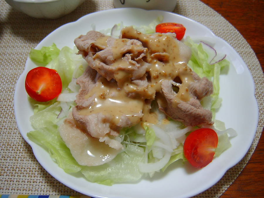 豚肉の冷しゃぶ