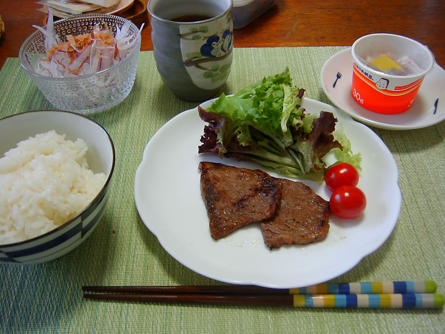 アスパラと牛肉のオイスター炒め