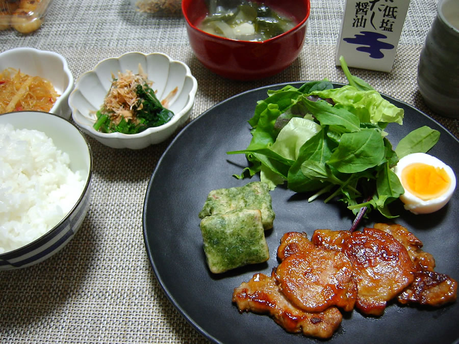 豚ヒレ肉の照り焼き