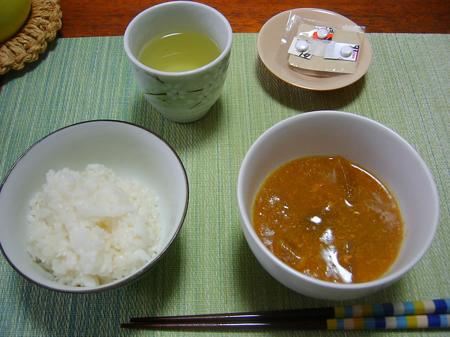 大根のそぼろ煮カレー味