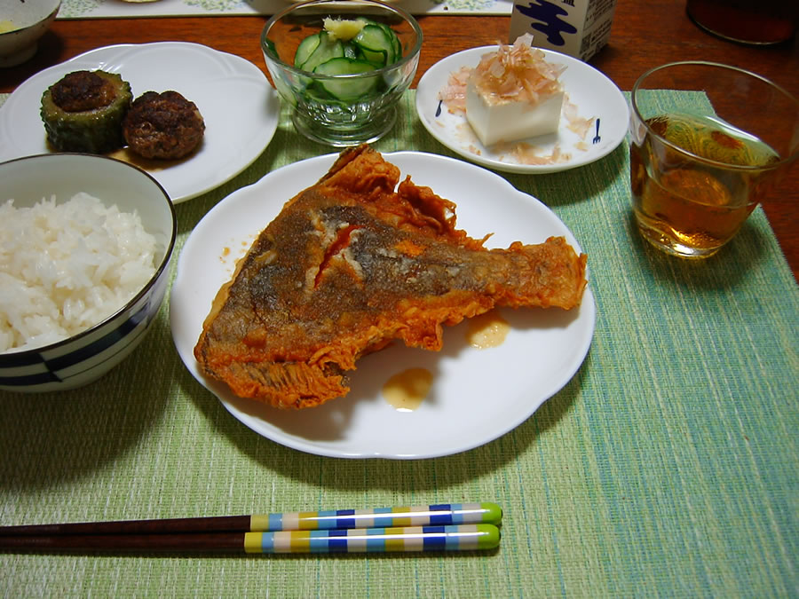 カレイの唐揚げ