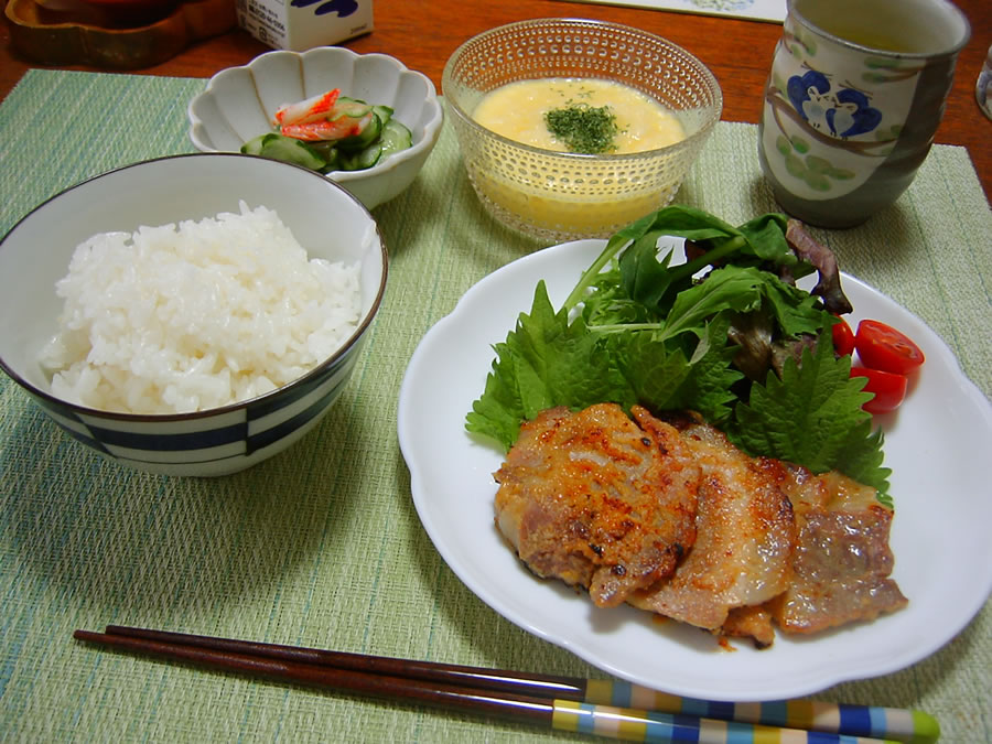 豚肉の味噌ステーキ