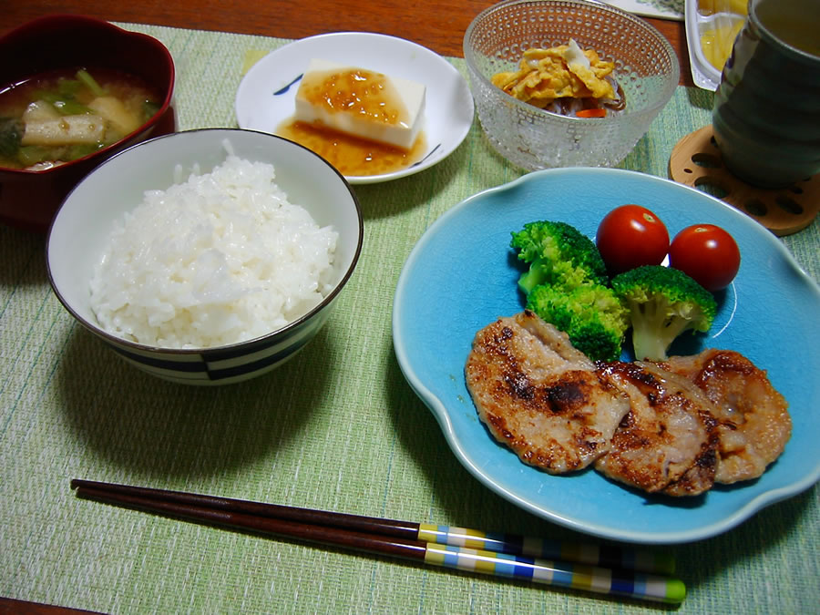 豚肉の味噌ステーキ