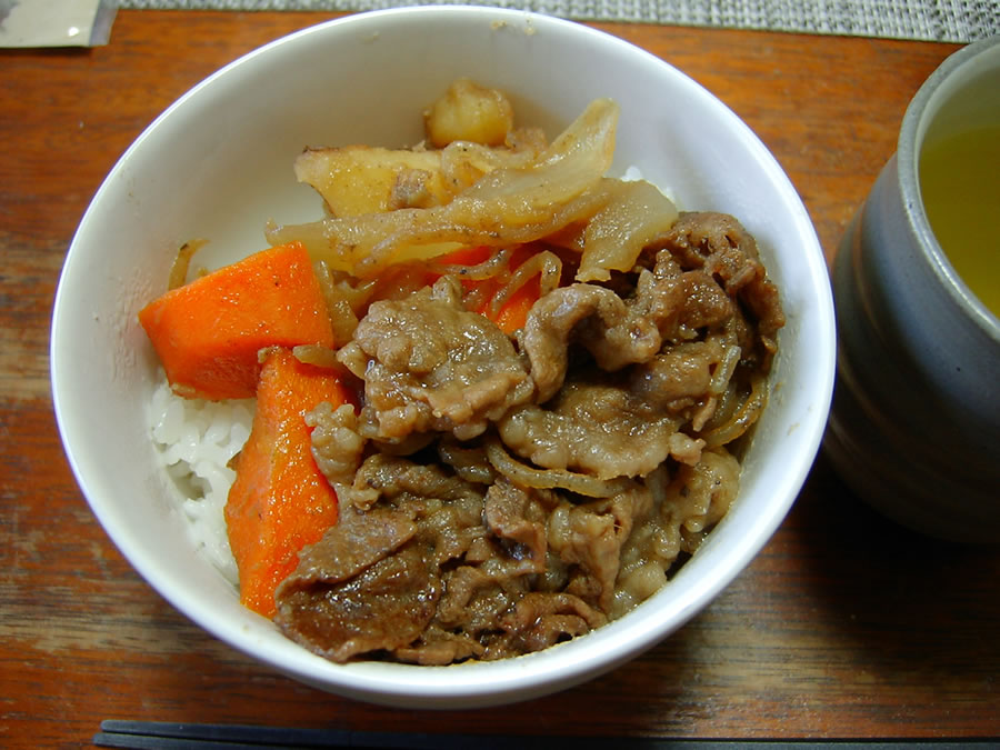 肉じゃが丼