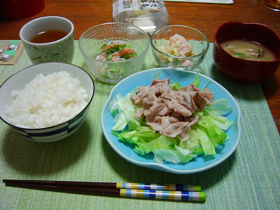 豚肉の冷しゃぶ